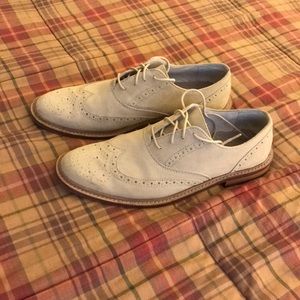 Penguin Suede Wingtip Loafers